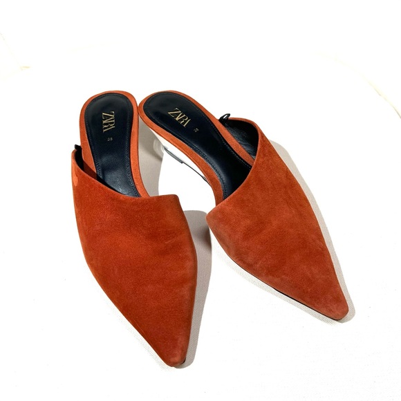 Zara Suede Mules - Picture 5 of 6
